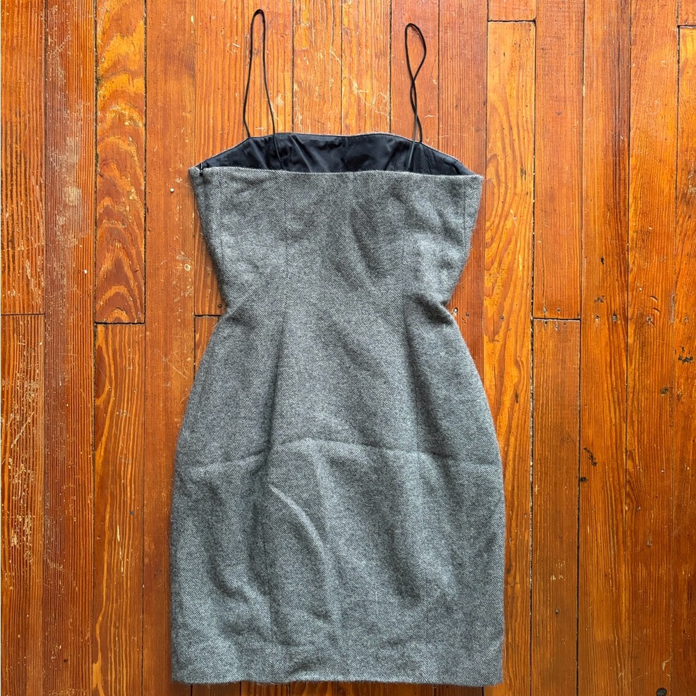 Bottega Veneta gray wool mini dress size 40 - Picture 2 of 3